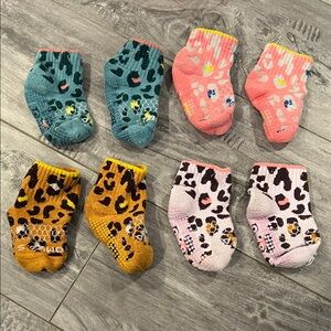 Bombas Grippy Toddler Socks Animal Print